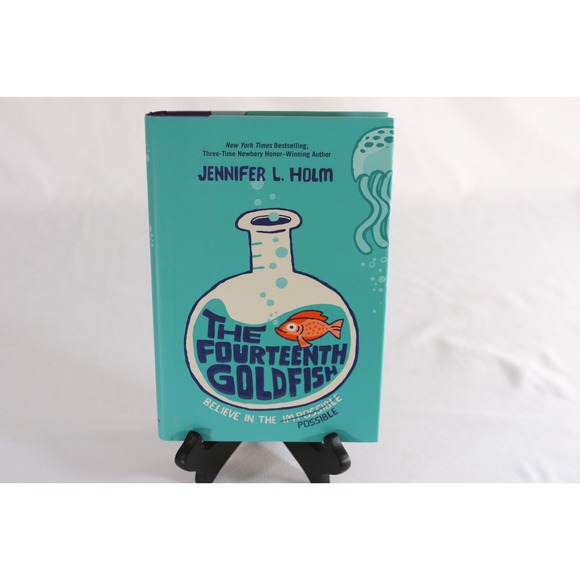random house Other - The Fourteenth Goldfish Jennifer L Holm Hardcover Middle Grade Fiction Book
